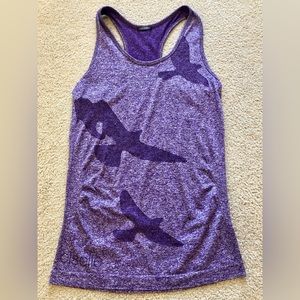 Oiselle purple Flyte Tank, size small